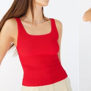 Aritzia babaton sculpt knit tank